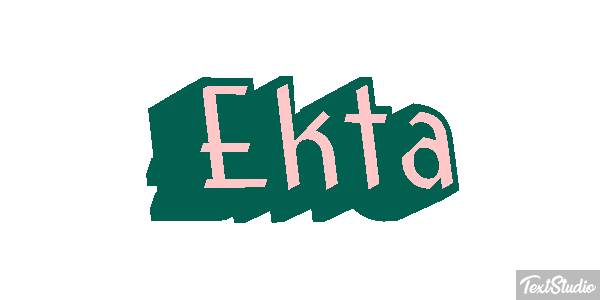 Ekta Text effect