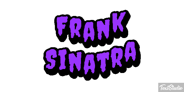 Frank Sinatra Efeito do texto