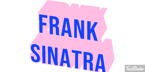 Frank Sinatra Efeito do texto