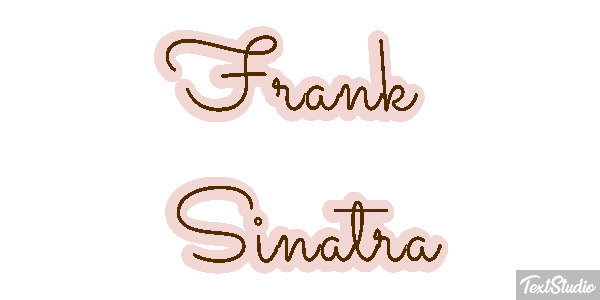 Frank Sinatra Efeito do texto
