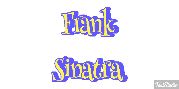 Frank Sinatra Efeito do texto