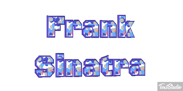 Frank Sinatra Efeito do texto