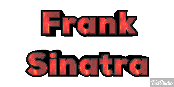 Frank Sinatra Efeito do texto
