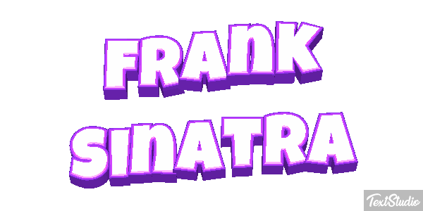Frank Sinatra Efeito do texto