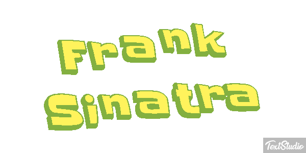 Frank Sinatra Efeito do texto