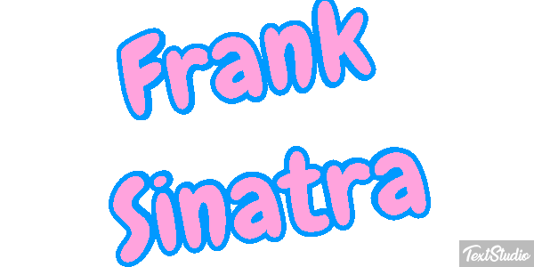 Frank Sinatra Efeito do texto