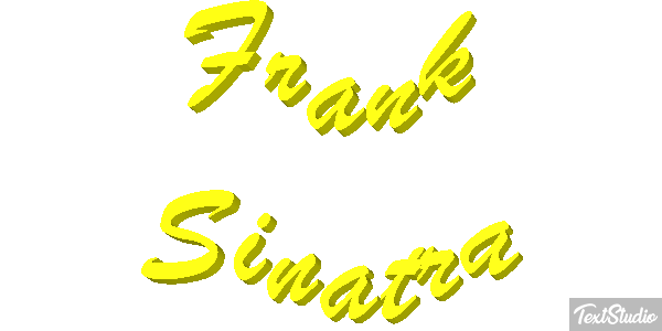 Frank Sinatra Efeito do texto