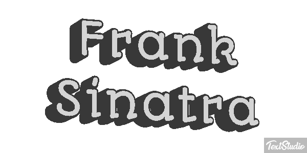 Frank Sinatra Efeito do texto