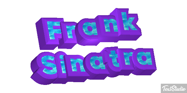 Frank Sinatra Efeito do texto