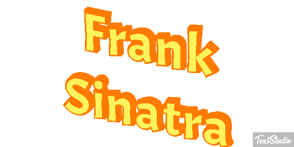 Frank Sinatra Efeito do texto