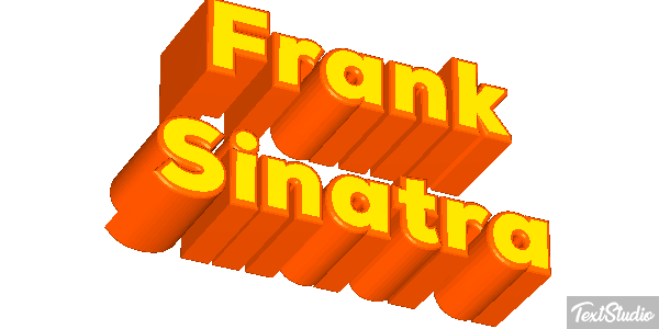 Frank Sinatra Efeito do texto
