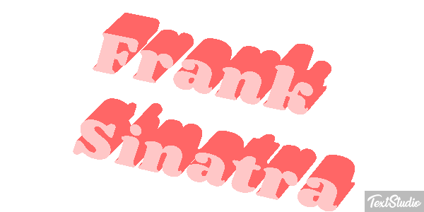 Frank Sinatra Efeito do texto