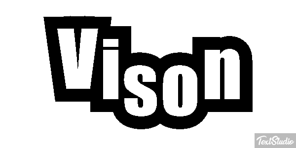 Visón Texteffekt