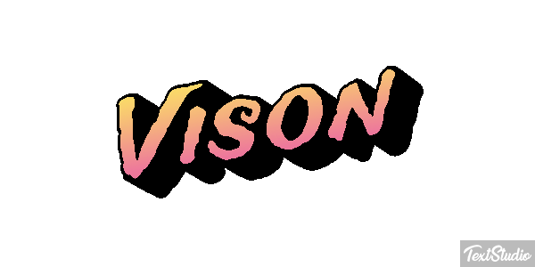 Visón Texteffekt