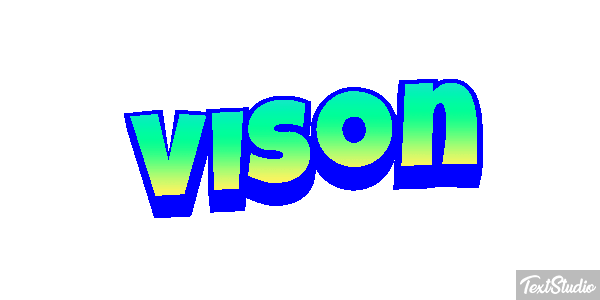 Visón Texteffekt