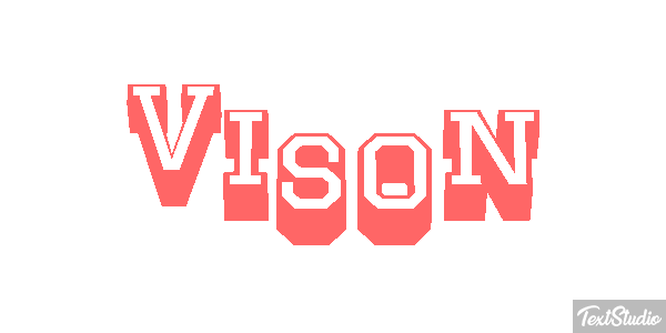Visón Texteffekt