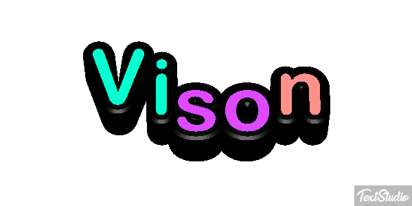 Visón Texteffekt