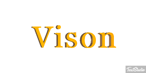 Visón Texteffekt