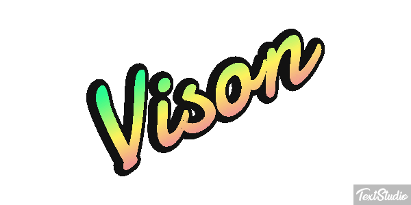 Visón Texteffekt