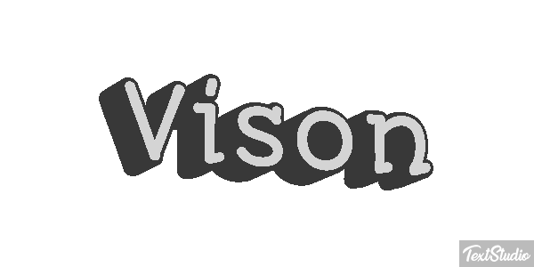 Visón Texteffekt