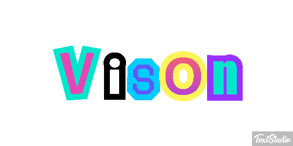 Visón Texteffekt