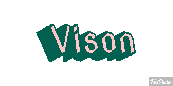 Visón Texteffekt