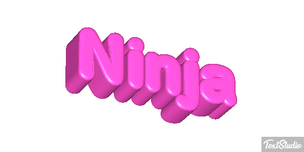 Ninja Текстовый эффект