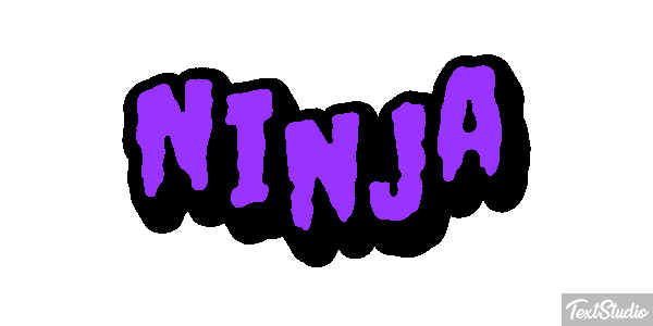 Ninja Текстовый эффект