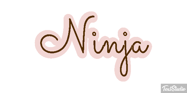 Ninja Текстовый эффект