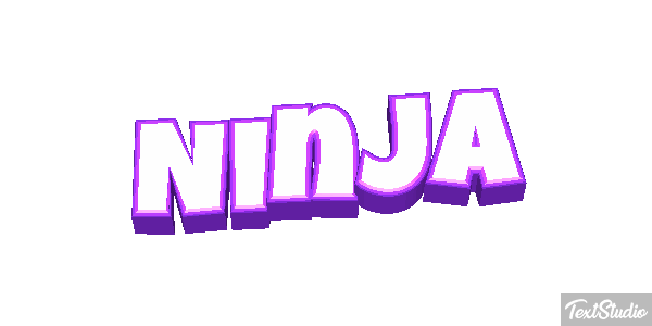 Ninja Текстовый эффект