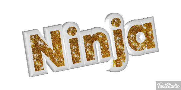 Ninja Текстовый эффект
