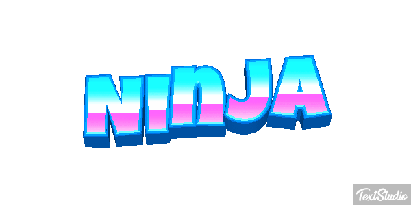 Ninja Текстовый эффект