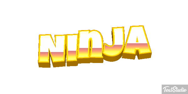Ninja Текстовый эффект