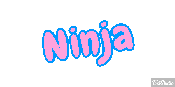 Ninja Текстовый эффект