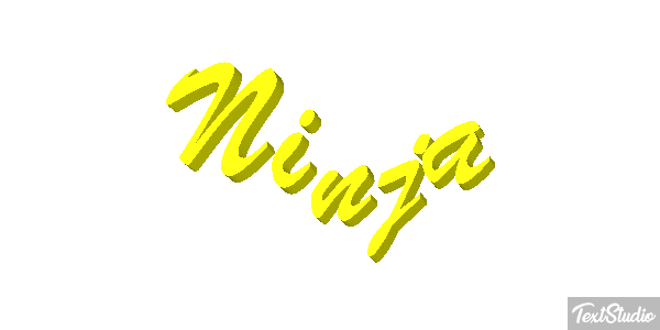 Ninja Текстовый эффект