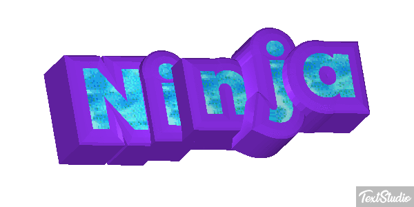 Ninja Текстовый эффект
