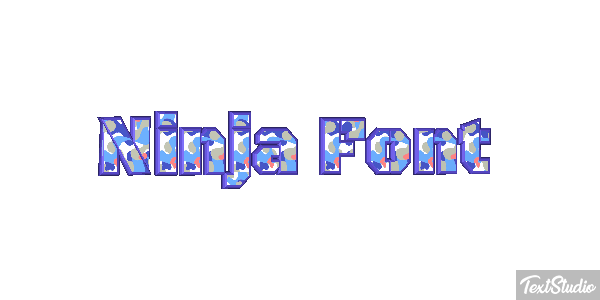 Ninja Font Efekt tekstowy