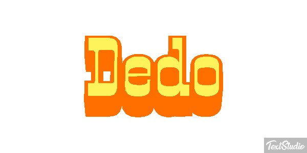Dedo Efeito do texto