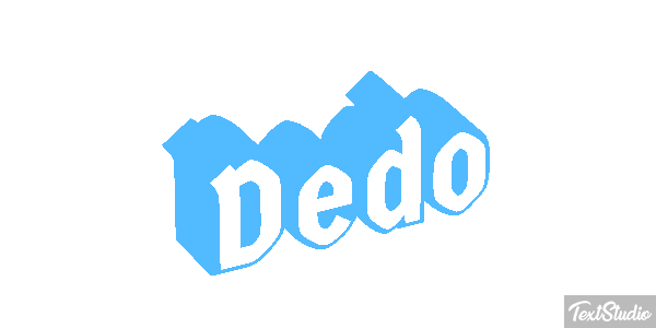 Dedo Efeito do texto