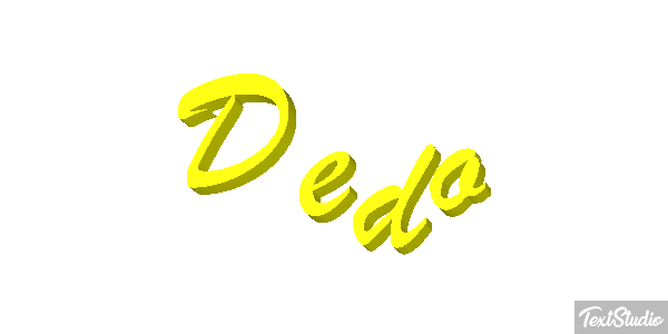Dedo Efeito do texto