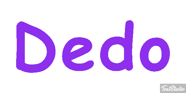 Dedo Efeito do texto