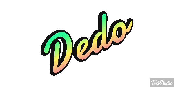 Dedo Efeito do texto