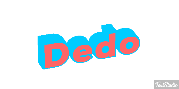 Dedo Efeito do texto