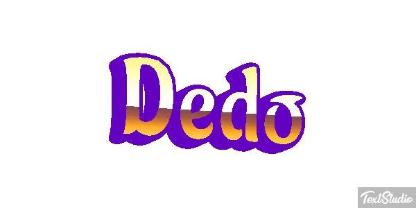 Dedo Efeito do texto