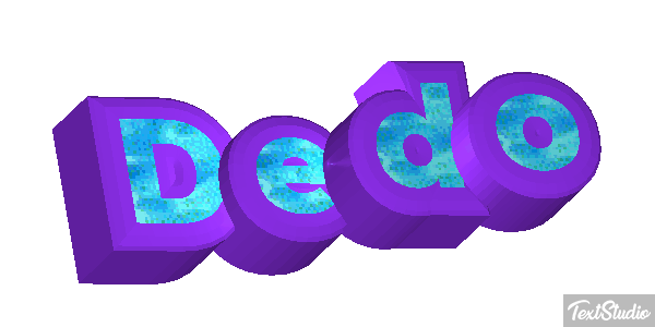 Dedo Efeito do texto