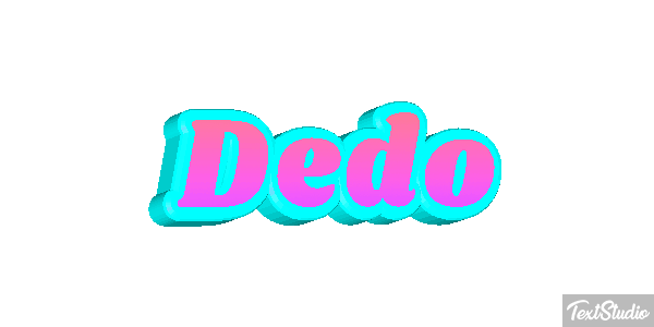 Dedo Efeito do texto