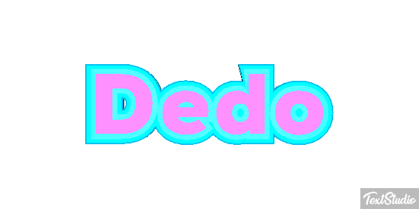 Dedo Efeito do texto