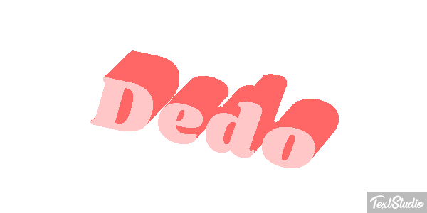 Dedo Efeito do texto