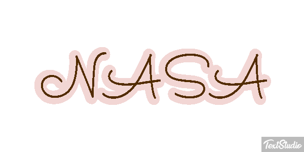 NASA Effet de texte