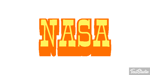 NASA Effet de texte